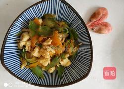 双色苦瓜炒鸡蛋的做法图解7