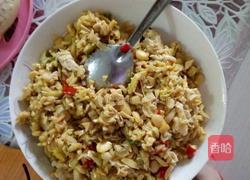 豆渣炒鸡蛋的做法图解6