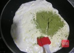 抹茶味牛轧糖的做法图解3