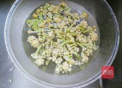 辣炒花菜的做法图解3