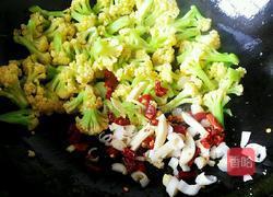 辣炒花菜的做法图解6