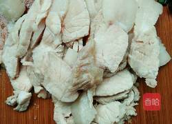 蒜苔炒回锅肉的做法图解5