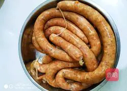 Illustration of grilled sausage 7