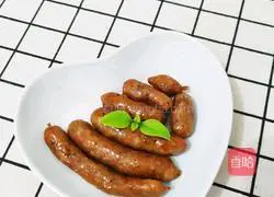 Illustration of grilled sausages 10