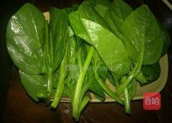 蚕菜皮蛋汤的做法图解1