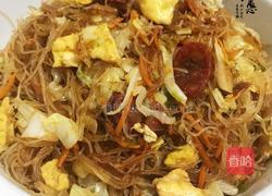 腊肠炒米粉的做法图解8