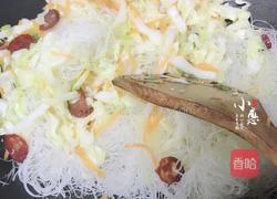 腊肠炒米粉的做法图解6