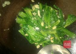 清炒油麦菜的做法图解4