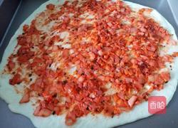 薄底烤鸡蘑菇披萨的做法图解14