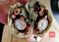 抹茶杂粮包的做法图解5