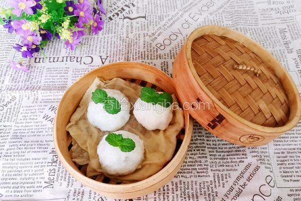 绿豆薄荷饭团