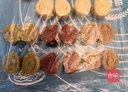 四色莲蓉蛋黄酥的做法图解12