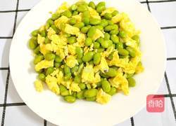 毛豆炒蛋的做法图解7