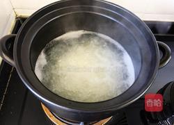 鲜虾豌豆砂锅粥的做法图解6