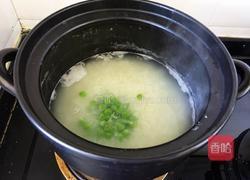 鲜虾豌豆砂锅粥的做法图解7