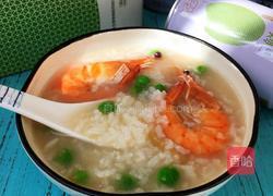 鲜虾豌豆砂锅粥的做法图解11