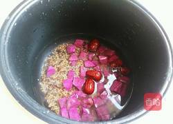 三色藜麦紫薯粥的做法图解5