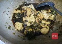 Illustration of how to cook vegetarian chicken with pickled pickled vegetables 4