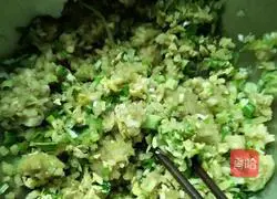 Illustration of how to make vegetarian dumplings 3