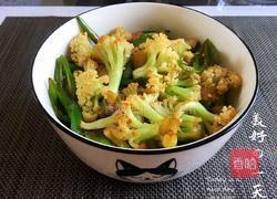 青椒有机花菜的做法图解7