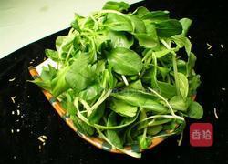 蘑菇清炒鸡毛菜的做法图解1