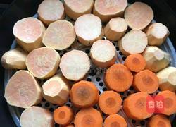 彩色芋圆的做法图解1