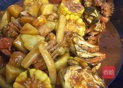 肉蟹煲的做法图解7