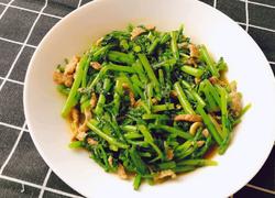 茼蒿炒肉丝