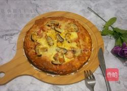 香菇火腿披萨的做法图解13