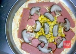 香菇火腿披萨的做法图解8