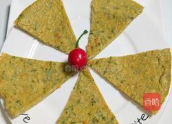 宝宝辅食丝瓜虾仁蛋饼的做法图解7