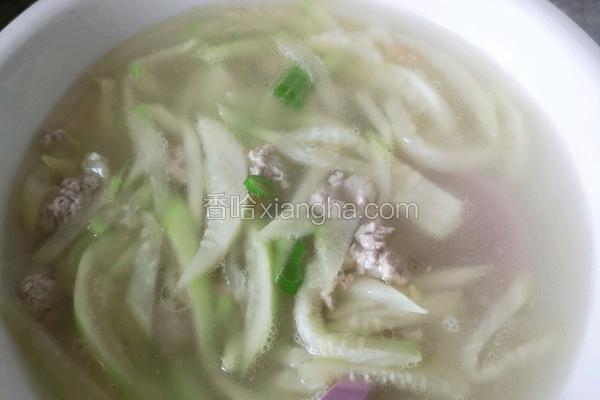 瓠子肉沫汤