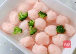 白萝卜虾丸汤的做法图解1