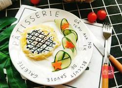 宝宝早餐向日葵蛋的做法图解6