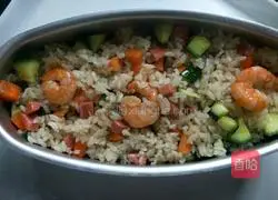 Illustration of the original cheese baked rice recipe 9