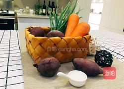 X7Z花样早餐之软糯紫薯葡萄的做法图解1