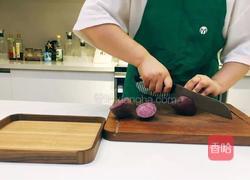 X7Z花样早餐之软糯紫薯葡萄的做法图解3