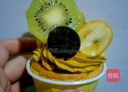 水果迷你南瓜蛋糕杯的做法图解29