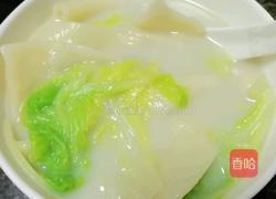 野生鲫鱼汤煮面皮的做法图解12