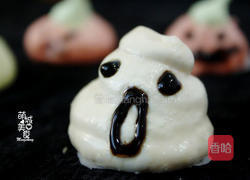 万圣节~搞怪蛋白糖的做法图解9