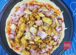 菠萝鸡丁披萨的做法图解11