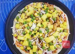 菠萝鸡丁披萨的做法图解12