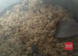 Illustration of how to make rice with lentils 5