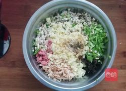 素馅蒸饺的做法图解2