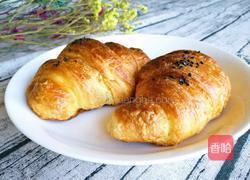 脆皮可颂（羊角包）的做法图解1