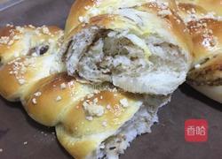 酥粒辫子豆沙面包的做法图解17