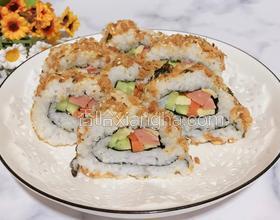 简单几步‼️在家轻松做寿司