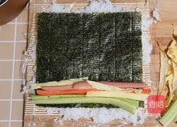 简单几步‼️在家轻松做寿司的做法图解7