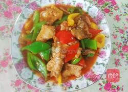 糖醋彩椒肉片的做法图解10