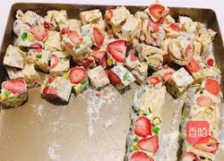 草莓雪花酥的做法图解8